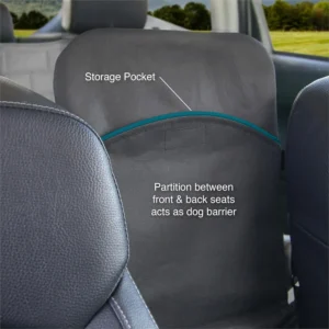 Kurgo Rover Backseat Bridge Dog Car Extender, Seat Bridge for Dogs, Padded Pet Car Barrier, Reversible, Water Resistant, Universal Fit, Up to 75 lbs view 7