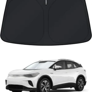 KUST Windshield Sun Shade for 2021-2025 2026 Volkswagen VW ID.4 Accessories Sunshade Window Sun Visor Protector Foldable Blocks UV Rays Keep Car Cooler Privacy view 1