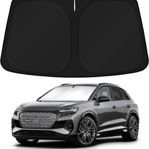 KUST Windshield Sun Shade for Audi Q4 E-tron Custom Fit Sun Visor