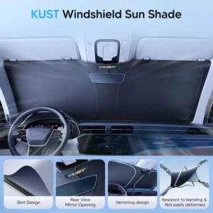 KUST Windshield Sun Shade for Audi Q4 E-tron Custom Fit Sun Visor view 5
