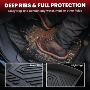 LASFIT Premium All-Weather TPE Floor Mats for Nissan Ariya view 3