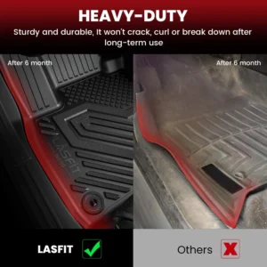 LASFIT Premium All-Weather TPE Floor Mats for Nissan Ariya view 4
