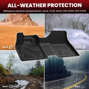 LASFIT Premium All-Weather TPE Floor Mats for Nissan Ariya view 5