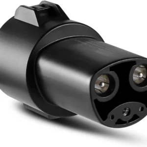 Lectron J1772 to Tesla Adapter 80 Amp (240V) - EV Charging Adapter Compatible with Tesla Model S/3/X/Y/Cybertruck and All Electric Vehicles in the NACS Alliance (Black) view 1
