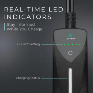 Lectron Level 1/2 (8A - 40A) J1772 Portable EV Charger - Dual-Level Electric Vehicle Charging Station with NEMA 14-50/5-15 Plug - Compatible with All J1772 EVs view 4