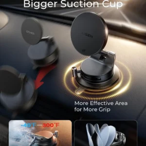 LISEN Qi2.2 25W MagSafe Car Mount Charger for All EVs view 5
