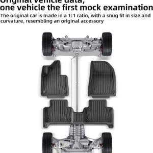 LUCKEASY All-Weather TPE Floor Mats for Volvo EX30 view 3