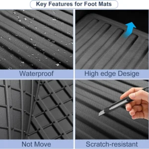LUCKEASY All-Weather TPE Floor Mats for Volvo EX30 view 5