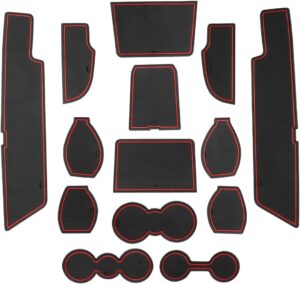 LUWU Door Slot Mats for BMW i-Series: Premium Console Liners
