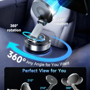 MagSafe Car Mount Charger: 15W Fast Magnetic Wireless Charging view 3