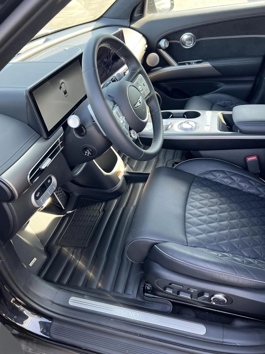 Mat up! Premium Floor Mats for Genesis GV60 - All-Weather Material
