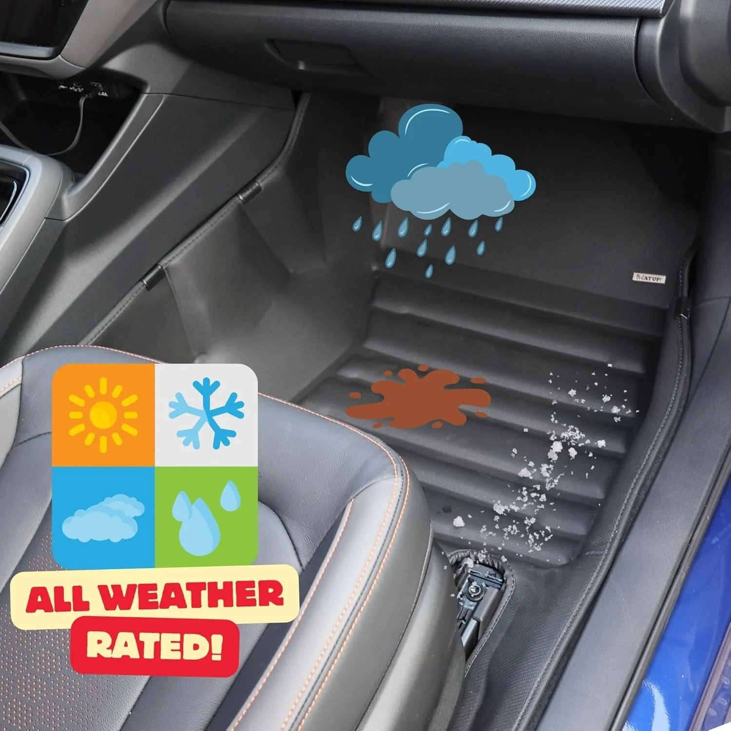 Mat up! Premium Floor Mats for Genesis GV60 - OEM Compatible Fit