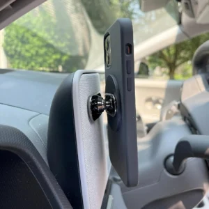 Maxby Magnetic Dashboard Phone Mount for Hyundai Ioniq 5 (All Model Years), Car Phone Holder, MagSafe-Compatible, 360 Adjustable, No Adhesive Dash Mount view 2
