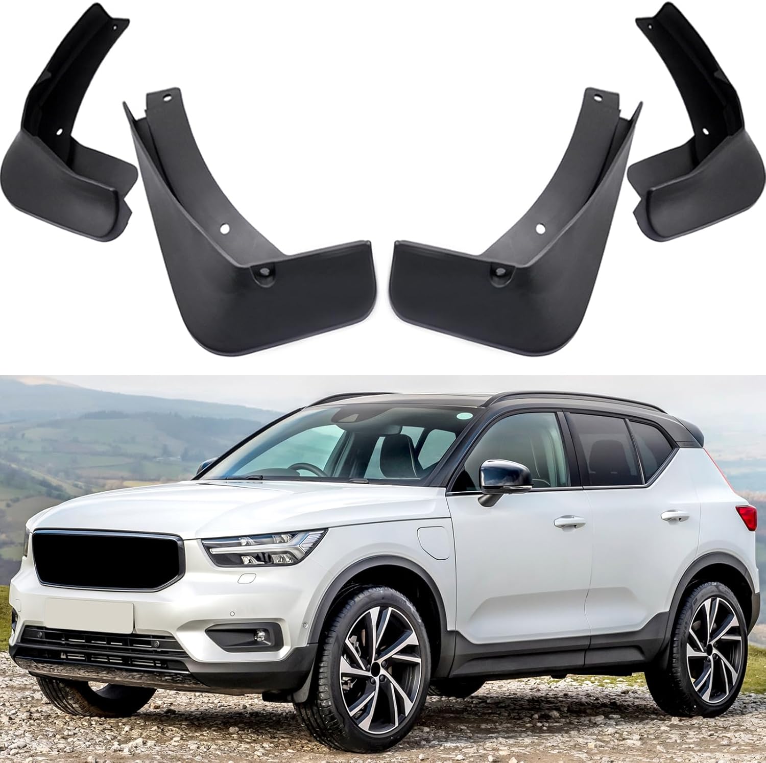 MOERTIFEI Car Mudguard Fender Splash Guards for All EVs