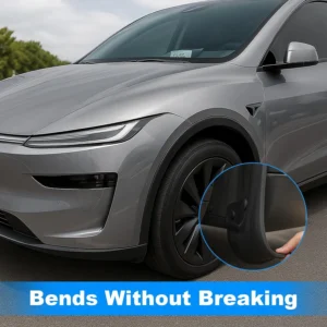 Mud Flaps for Tesla Model Y Juniper Accessories 2026 2025 OEM Version All-Weather Front and Rear Splash Guards 4 PCS, No Drilling Required view 5