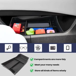 Neepiar Center Console Organizer: Enhanced EV Storage view 3