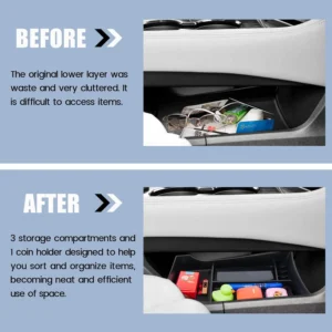 Neepiar Center Console Organizer: Enhanced EV Storage view 4