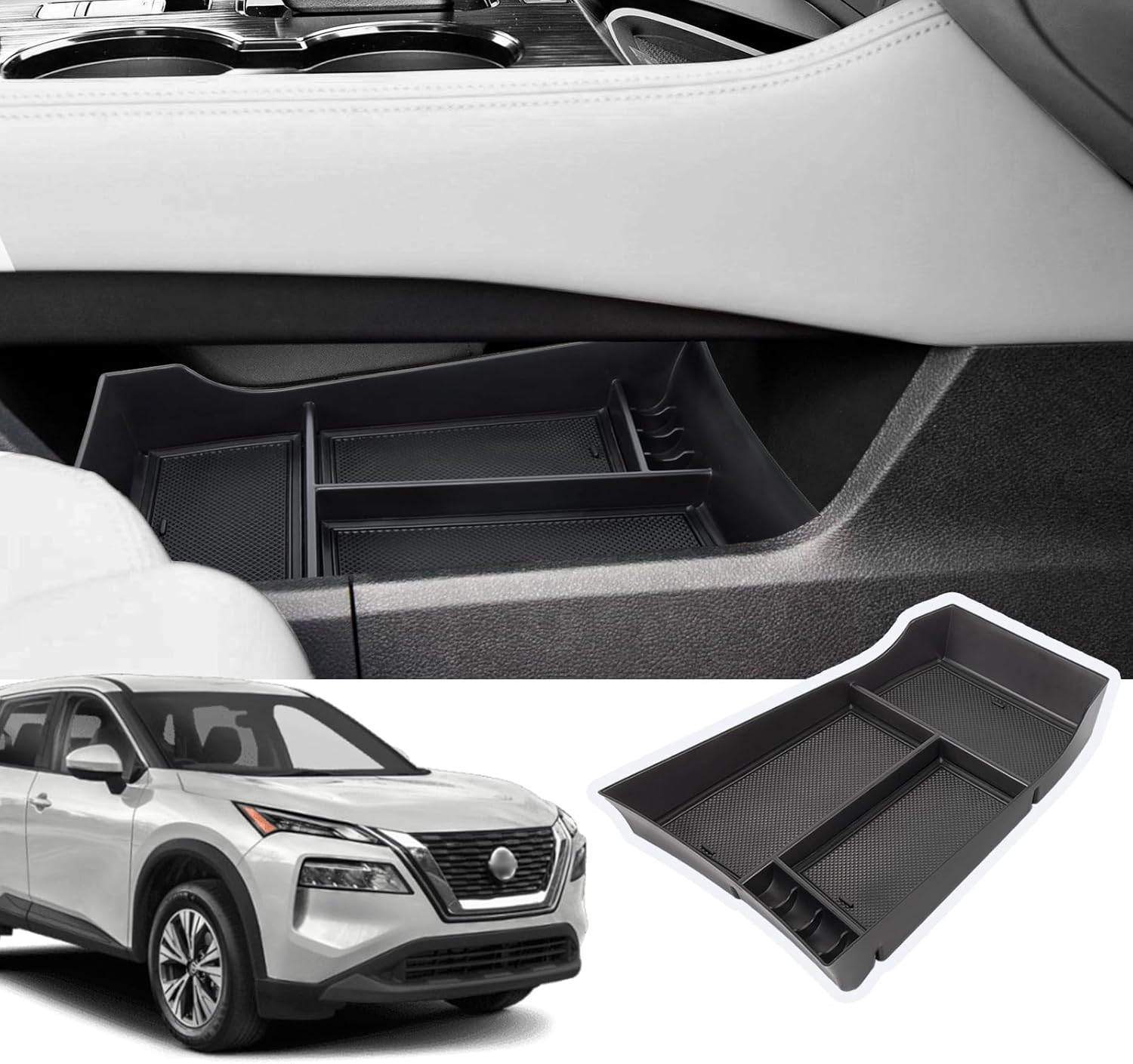 Neepiar Center Console Organizer: Enhanced EV Storage