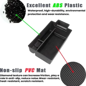Neepiar Center Console Organizer: Universal EV Armrest Storage Tray view 5