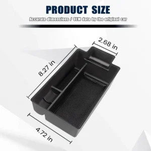 Neepiar Center Console Organizer: Universal EV Armrest Storage Tray view 6
