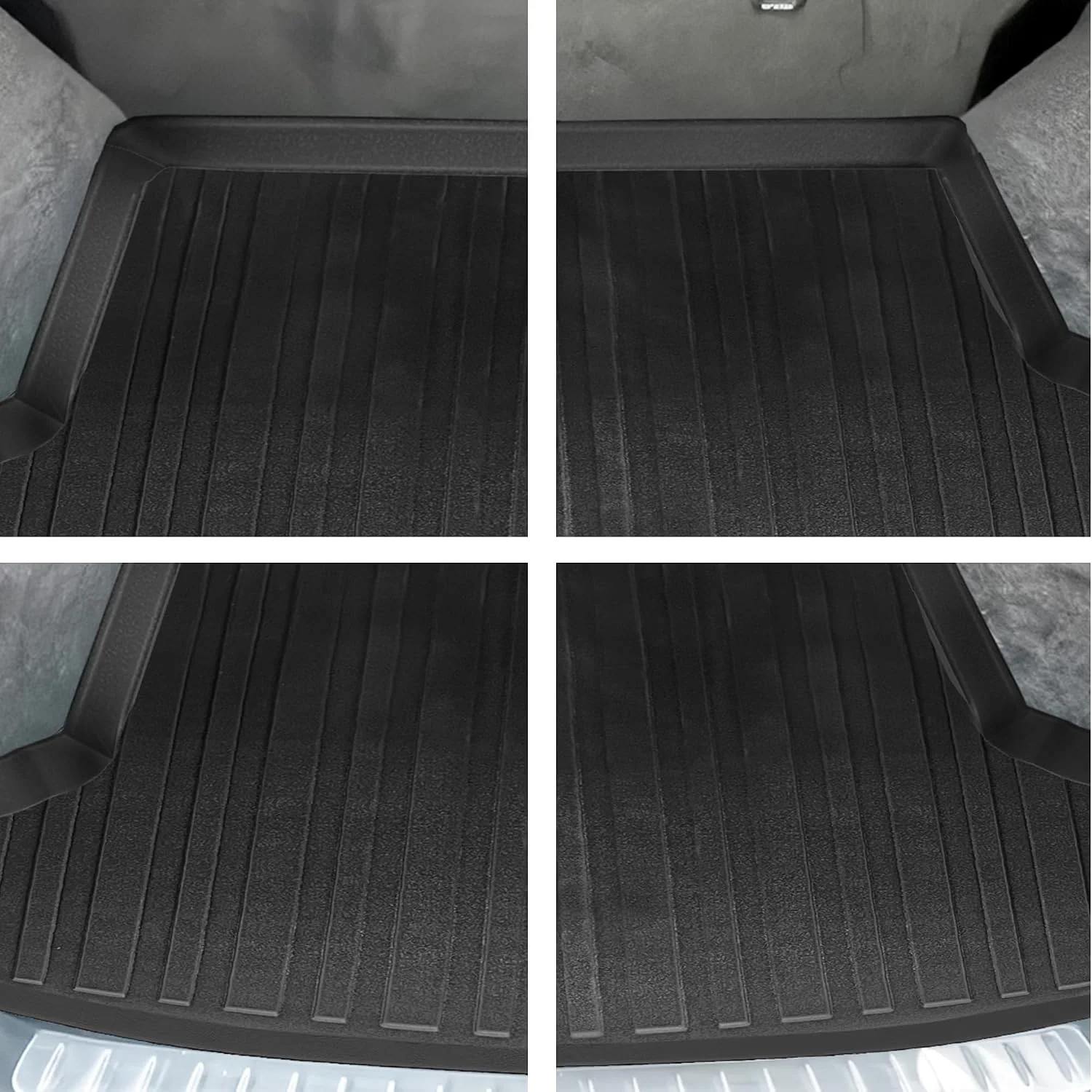 Close-up of TPE material showing its texture and durability for cargo liner