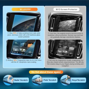 Premium EV Screen Protector for All EVs - 8.7 Inch HD Tempered Glass view 3