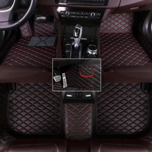 Premium Leather Floor Mats for All EVs (Universal Fit)
