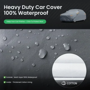 Premium Waterproof Lucid Air EV Cover with Vents & Zipper view 2