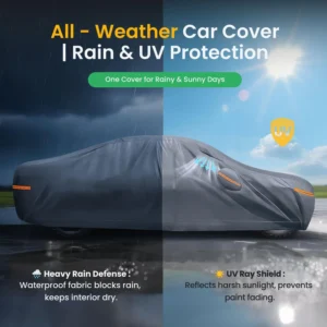 Premium Waterproof Lucid Air EV Cover with Vents & Zipper view 4