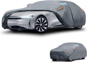 Premium Waterproof Lucid Air EV Cover with Vents & Zipper