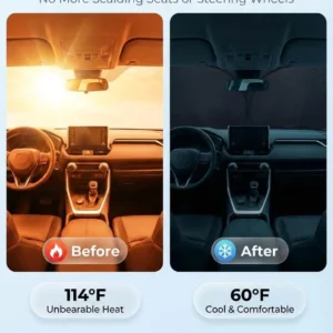 Proadsy Windshield Sun Shade - Premium EV Protection view 3