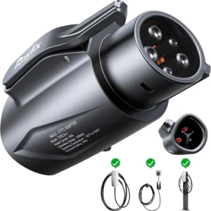 Raylix Tesla to J1772 Adapter (Max 80A, 250V) [for J1772 Electric Vehicles] Tesla Charger Adapter, NACS to J1772 Adapter Compatible with Tesla Wall Connector Destination Mobile Charger view 1