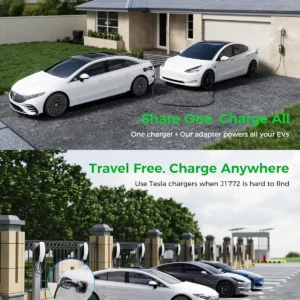 Raylix Tesla to J1772 Adapter (Max 80A, 250V) [for J1772 Electric Vehicles] Tesla Charger Adapter, NACS to J1772 Adapter Compatible with Tesla Wall Connector Destination Mobile Charger view 4