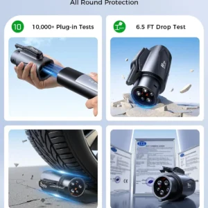 Raylix Tesla to J1772 Adapter (Max 80A, 250V) [for J1772 Electric Vehicles] Tesla Charger Adapter, NACS to J1772 Adapter Compatible with Tesla Wall Connector Destination Mobile Charger view 7