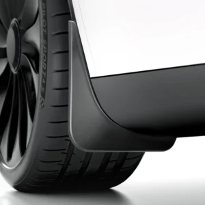 REEVAA Tesla Model Y Accessories - Mud Flaps [Protect Paint, No Drilling Required] All-Weather Splash Guard Body Kits for Model Y 2019-2024, Black (Set of 4) view 1