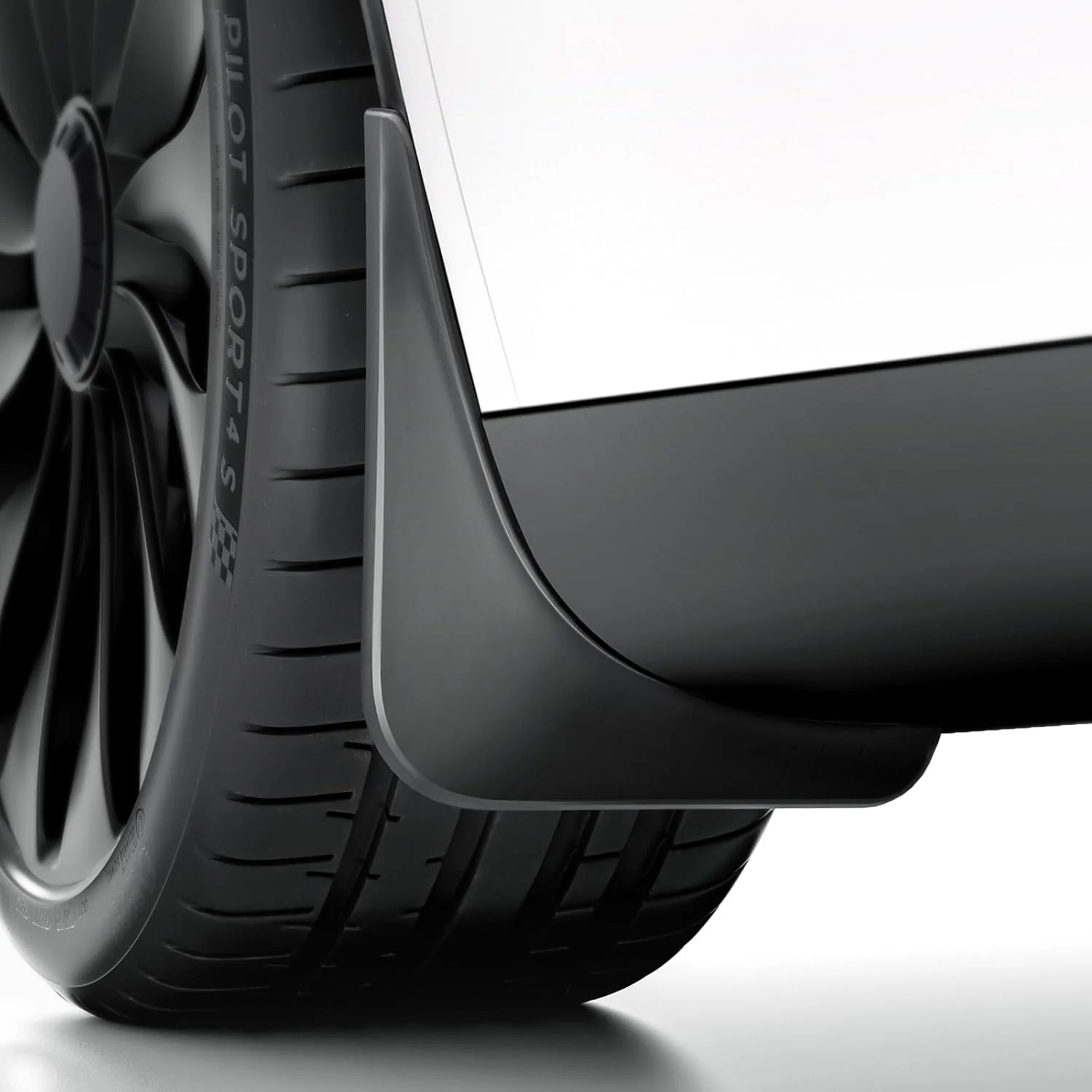 Tesla Model Y REEVAA Mud Flaps installed on rear
