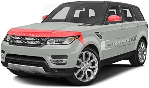 Overall view of an electric vehicle with paint protection film applied