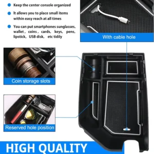 SHAOHAO Center Console Organizer for Genesis GV70 (2022-2025) view 5