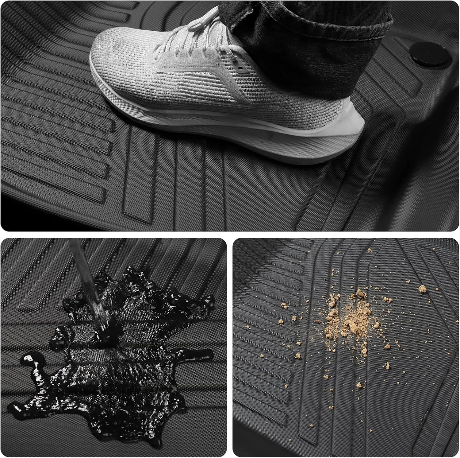 SMABEE Premium TPE Mats and Cargo Liner for Volvo EX30 - Interior View