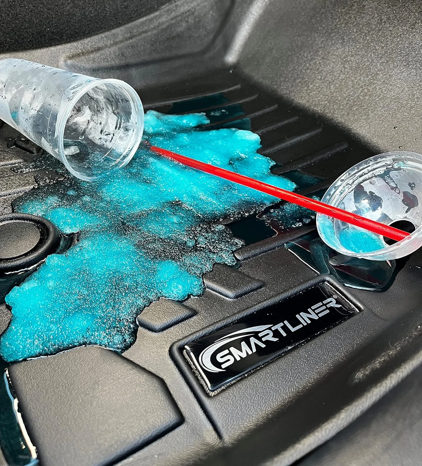 Driver's side SMARTLINER floor mat with anti-slip texture