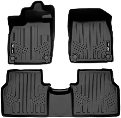 Overhead view of SMARTLINER floor mats in a VW ID. Series