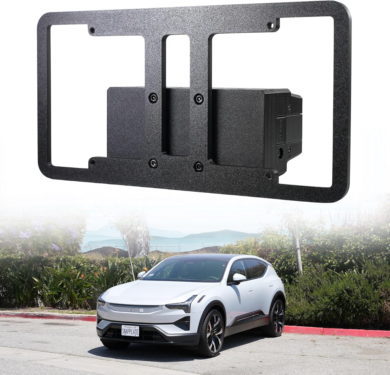 SnapPlate® Universal No-Drill Front License Plate Holder Mounting Kit