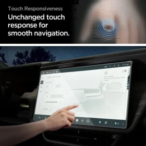 Spigen Tempered Glass Screen Protector [GlasTR EZ FIT] designed for Rivian R1S (2026-2022), Rivian R1T (2026-2022) 15.6 inch Dashboard Touchscreen - Matte/Anti Glare/Anti Finger Print view 7