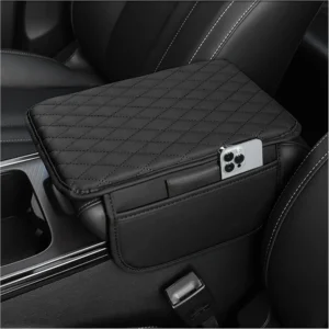 Stacool Upgraded Microfiber Leather Car Armrest Cover for All EVs view 1