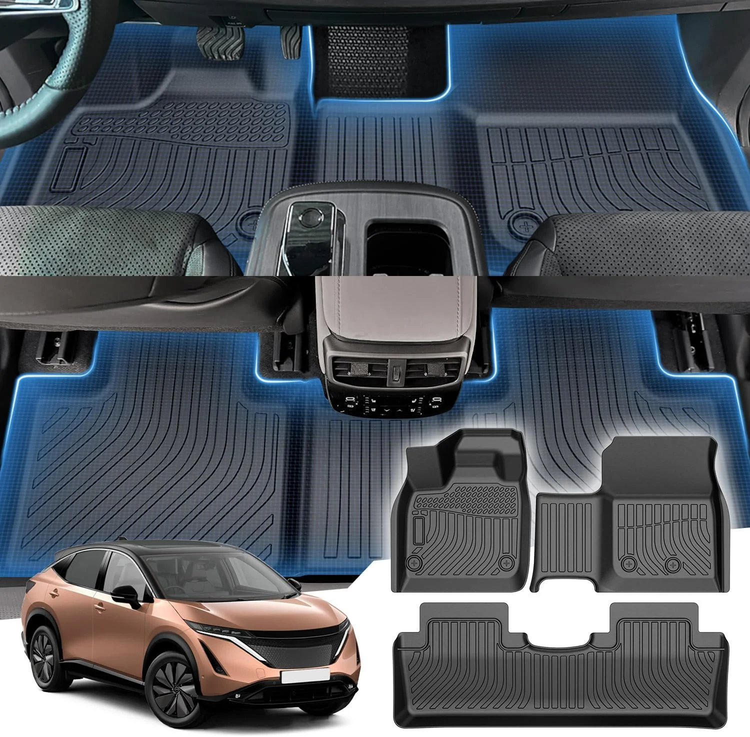 Sunsdrew EV Floor Mats - Precision Fit