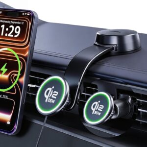 TUORL Qi2.2 Certified 25W MagSafe Wireless Car Charger Mount