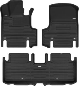 TuxMat Custom Car Mats for Genesis GV60 2023-2025: All-Weather Full Set