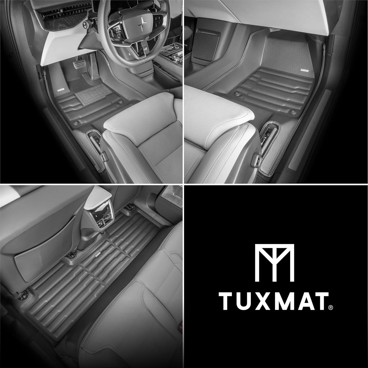 Close-up of TuxMat mat texture demonstrating its all-weather material