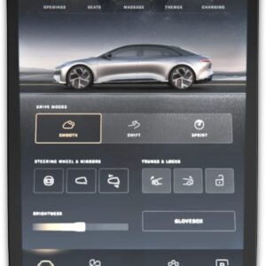 TWRAPS Screen Protector for Lucid Air - Premium Matte Display Protection