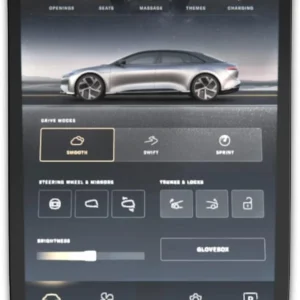 TWRAPS Screen Protector for Lucid Air - Premium Matte Display Protection view 1